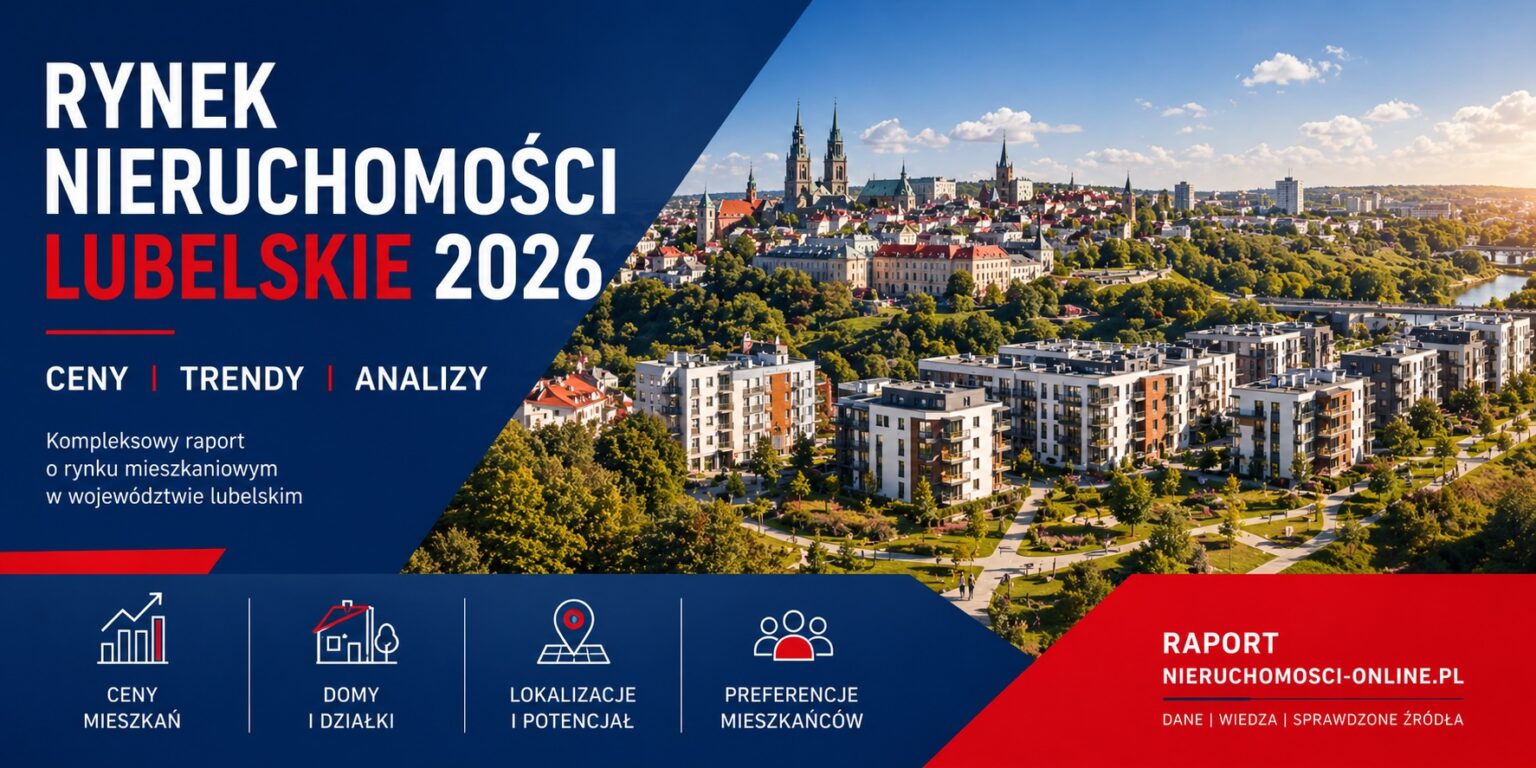 Raport rynek nieruchomości Lubelskie 2026 panorama Lublina